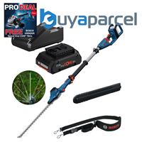 Bosch Professional 18v Cordless Pole Hedge Cutter GHE 18V-50 TP 1x4Ah ProCore