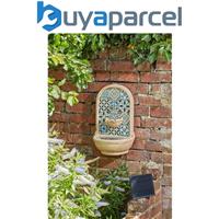 Smart Garden Solar Aragon Wall Garden Water Feature Fountain Bird Bath Marrakesh