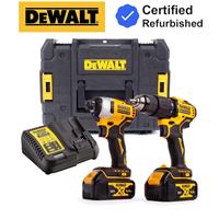 Dewalt DCK2062M2 18v Brushless DCD709 Combi Drill DCF809 Impact Driver 2 x 4.0ah