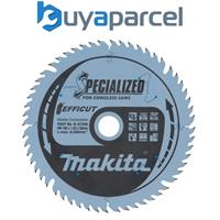 Makita B-57336 165mm x 20mm 56 Teeth Efficut Cordless Plunge Saw Blade DSP600