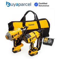 Dewalt 18v XR Nailer Twin Pack DCN692 First Fix + DCN660 Second Fix 2x5ah Batts