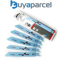 5 x Bosch S922EF 150mm Thin Sheet Metal Reciprocating Sabre Saw Recip Blades
