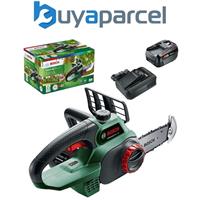 Bosch 06008B8001 18v Cordless Chainsaw 20cm UniversalChain + 4AH Battery Kit