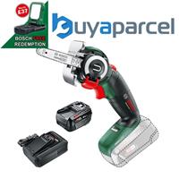 Bosch 06033D5100 AdvancedCut 18v NanoBlade Mini Chainsaw + 4AH Battery Kit