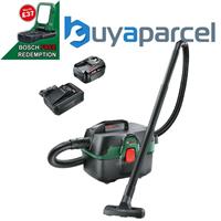 Bosch 06033E1000 AdvancedVac 18V Wet Dry Vacuum Cleaner Blower + 4AH Battery Kit
