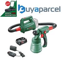 Bosch 0603208000 EasySpray 18v Paint Spray Gun System + 2.5AH Battery Kit