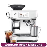 Sage The Barista Touch Impress Cold Brew SES882SST Coffee Machine Sea Salt,