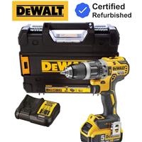 Dewalt DCD796P1 18v XR Brushless Compact Combi Hammer Drill - 1 x 5.0ah Battery