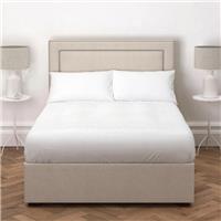 The White Company Cavendish Headboard Linen Union Natural King Size 130cm H