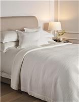 The White Company Belgravia Quilt King Super King White Cotton Silk Premium