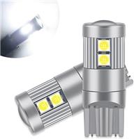 501 LED SIDE LIGHT BULB 2 x NO ERROR FREE CANBUS W5W T10 501 9 SMD - Pure White