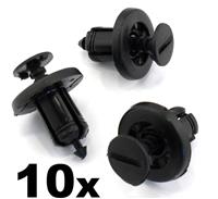 10x Renault Bumper Clips- Plastic Clips- Wheel Arch Linings & Trims 7703072360
