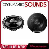 Pioneer 500W Total 3-Way 5.25 Inch 13cm Car Van Door/Shelf Coaxial Speakers Pair