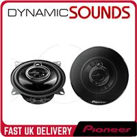 Pioneer 420 Watts Total 4" Inch 10 cm 3 Way Car Front Door Dash Speakers Pair