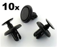 10x Lexus & Toyota Plastic Clips for Engine Bay Covers & Shields (7mm Hole)