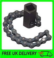 Draper Heavy Duty Oil Filter Removal Tool Chain Wrench Type [77592] 130 mm