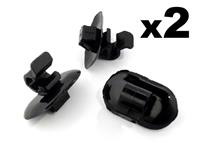 2x Renault Trafic Bonnet Stay Clips- Plastic Holders for Support Strut Rod