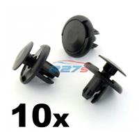 10x Honda Civic Wheel Arch Lining & Splashguard Clips- 8mm Plastic Rivets