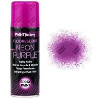 1 x Fluorescent Neon Purple Spray Paint Matt 200ml Auto Car Creative Paint