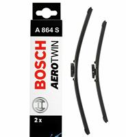 Bosch X2 Front Windscreen Window Wiper Blades Pair Aerotwin 650mm+450mm A864S