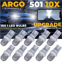 10x T10 501 Led White W5w Car Side Light Bulbs Number Plate Interior Xenon Bulb