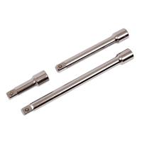 3Pc 1/2" DRIVE EXTENSION BAR SET 75,150,225mm GARAGE TOOL SQUARE SOCKET DIY HOME