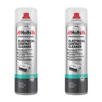 2 x Holts Electrical Contact Cleaner Spray Switch Circuit Dirt Remover 500ml