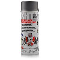 E-Tech XHT VHT Exhaust Extremely High Temperature Spray Paint - Graphite 400ml