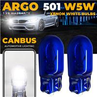 W5w 501 Side Light 5w Xenon White Super Hid 194 Halogen Parking Lamp Bulbs 12v