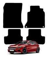 For Mercedes A-Class 2012 to 2018 Tailored Black Car Floor Mats Carpets 4pc Set