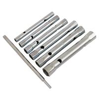 6pc MONOBLOC TAP BOX SPANNERS & TOMMY BAR 6mm-17mm WRENCHES HOME FREE P&P UK
