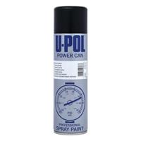 Upol Power Can Satin Black Fast Drying Topcoat Aerosol Spray Paint 500ml