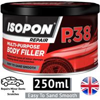 Upol Isopon P38 Easy Sand Car Body Filler Dent & Scratch Repair 250ml