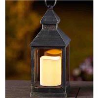 Garden Lantern Light Decor Battery Operated Hanging Tabletop Outdoor Home Lamp