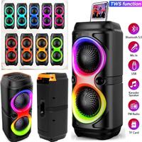 Wireless Portable FM Bluetooth Speaker Subwoofer Heavy Bass Sound System Party
