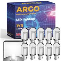 10pc 501 T10 Led Car Bulbs Bright Upgrade Xenon White W5w Side Light Bulb 12v