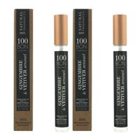 100 Bon Gingembre & Vetiver Sensual Concentre Refillable Eau de Parfum 10ml x 2 - 10 ml Travel Size