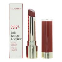 Clarins Joli Rouge Lacquer Intense Colour Lip Balm 3g - 757L Nude Brick