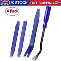 Car Trim Removal Tool Kit 4Pcs Set Door Panel Fastener Dashboard Plastic Kit UK