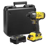 STANLEY FATMAX V20 Cordless Impact Driver Battery- Kitbox SFMCF800D1KQ-GB