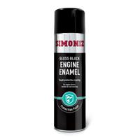 Simoniz Black Gloss Engine Enamel Car Spray Paint Protective Finish 500ml