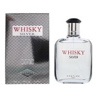 EVAFLOR WHISKY SILVER EAU DE TOILETTE EDT - MEN'S FOR HIM. NEW. FREE SHIPPING