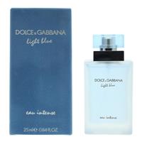 Dolce & Gabbana Light Blue Eau intense Eau de Parfum 25ml Spray For Her - NEW.