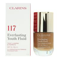 Clarins Everlasting Youth Fluid Foundation 30ml SPF 15 - 117 Hazelnut