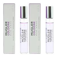Mugler Cologne Run Free Eau de Toilette 10ml Travel Spray For Women & Men x 2 - 10 ml Travel Size