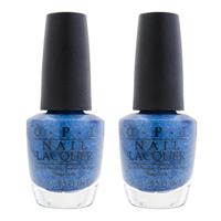 OPI Nail Polish 15ml Blue Chips NL903 x 2