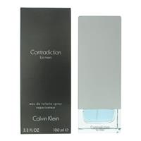 Calvin Klein Contradiction Eau de Toilette 100ml Spray For Him Men's EDT New CK