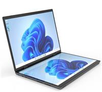 2*14" Dual Screen Laptop 2.2K Touch Tablet PC 2 in 1 Notebook 32GB RAM 2TB SSD J