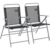 Home Atlantic Steel Set of 2 Folding Chairs - 1 Year Guarantee