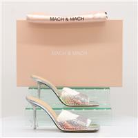 MACH & MACH EMBELLISHED STAR WOMENS HEELS UK 2 EU 35 IREDESCENT PVC RRP £905 OC